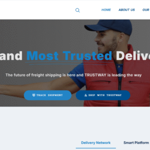 TrustWay Courier – Complete Delivery & Tracking Website System